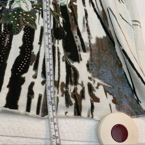 JANE & John🤎Lightweight Sweater Dress Sleeveless Brown/Beige Size M - Picture 8 of 9